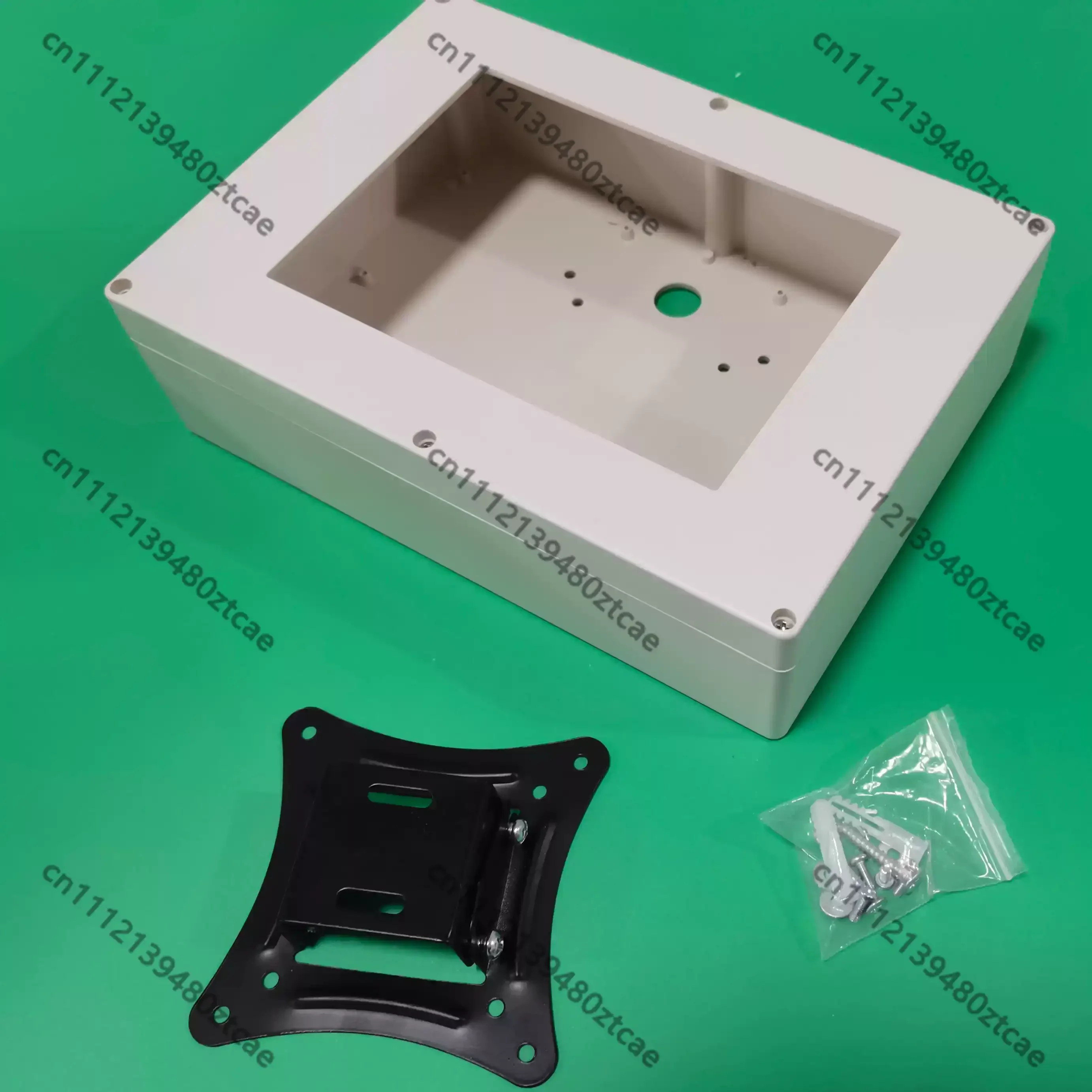 7 Inch Touch Screen Control Box With Bracket Perforated Plate PLC Learning Cabinet HMI Enclosure Custom
