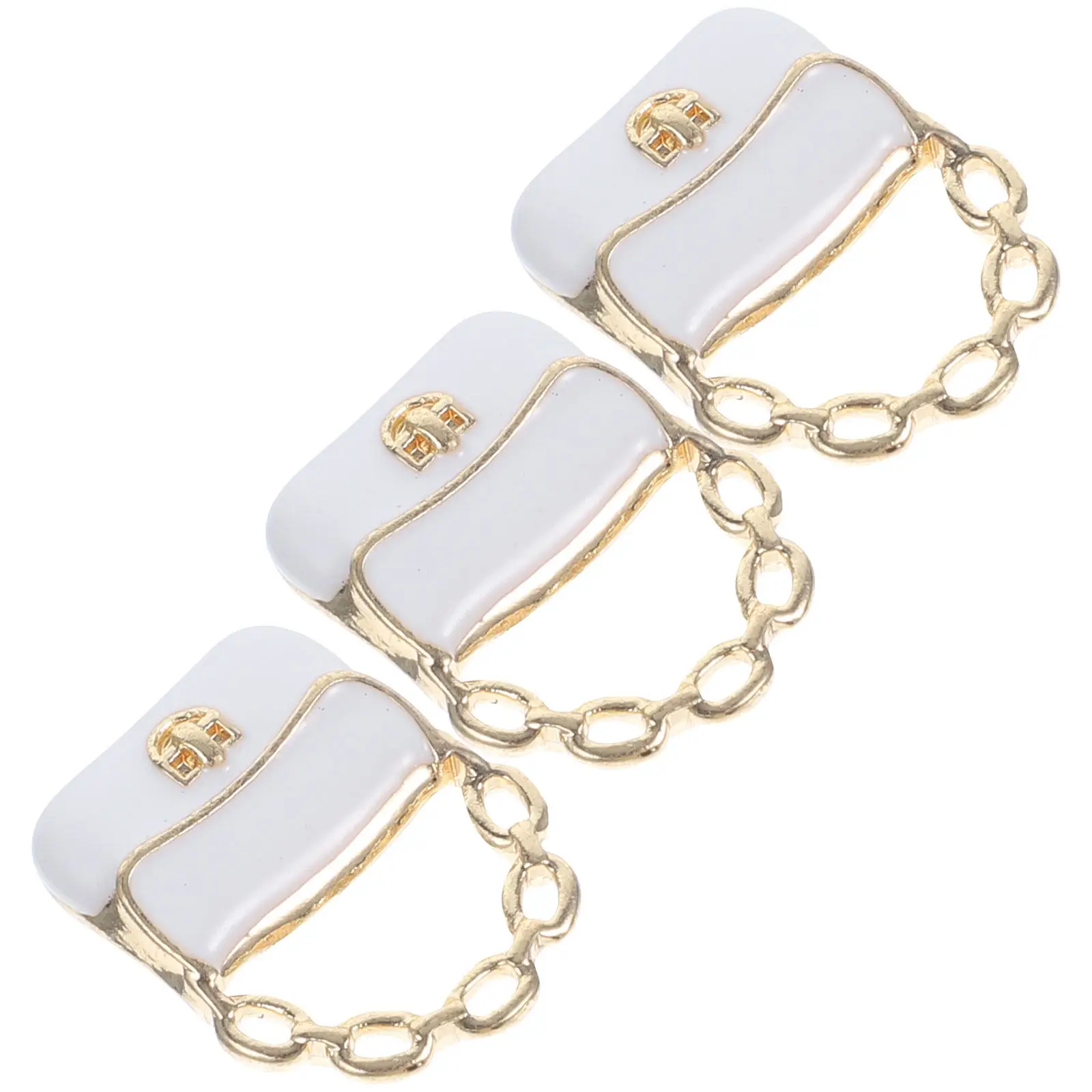 

Набор из 3 миниатюрных сумок-цепочек для декора кукольного домика, реалистичные украшения для микросцен, мини-сумки