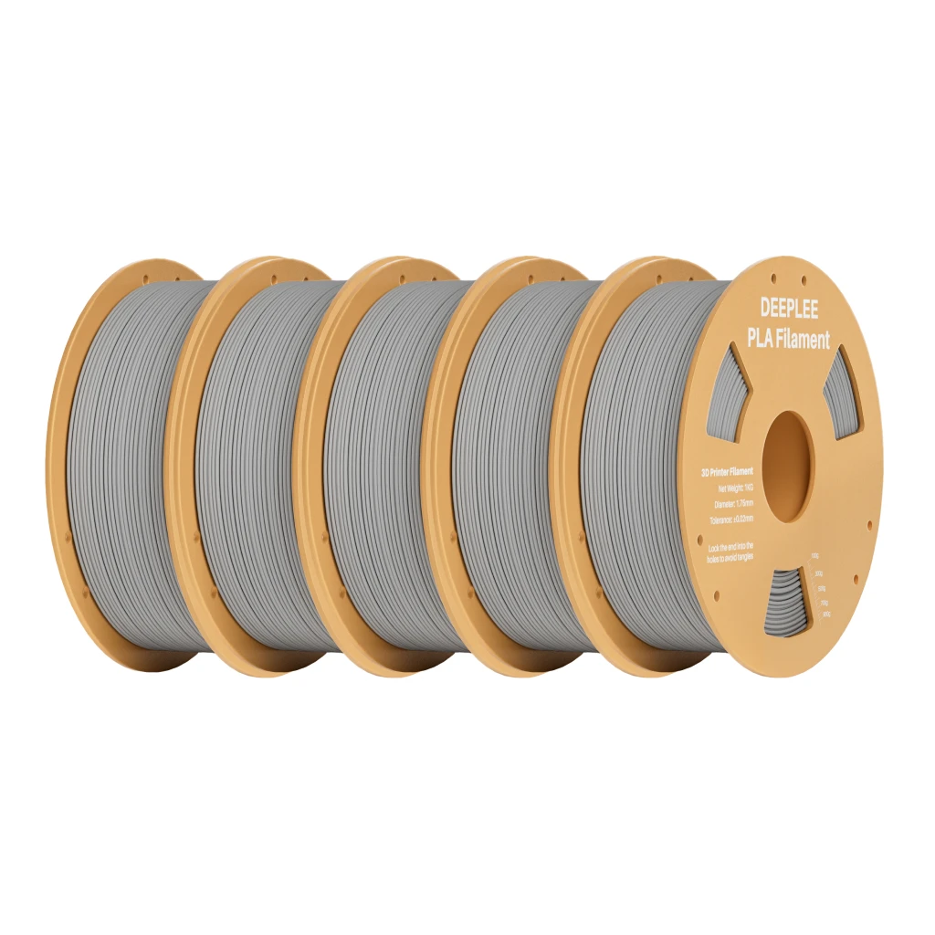 DEEPLEE 5/10KG PLA Filament 1,75mm Lebendige Farben FDM 3D-Drucker Verbrauchsmaterialien Geringe Fadenbildung, Hohe Präzision Deeplee Filament