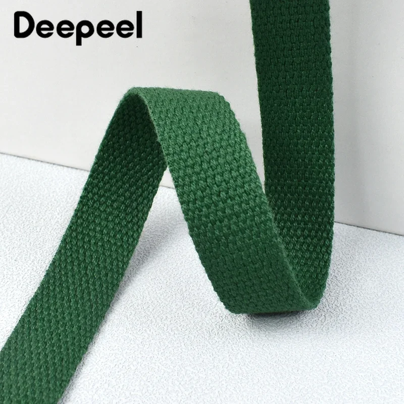 3Meters 20-50mm Cotton Webbing 1.5mm Thick Bag Strap Ribbon Luggage Backpack Tape Bias Band Clothes Belt Diy Sewing Accessories