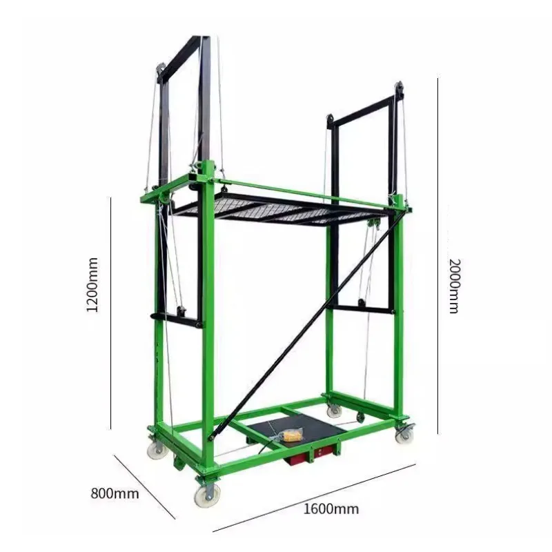 Electric scaffolding lifting mobile remote control folding multi function lifting platform decoration construction hoist