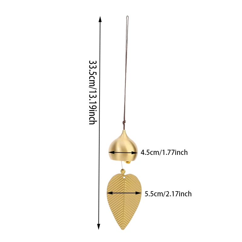 Japanese Wind Chimes Copper Wind Bells Yard Garden Decorations Outdoor Wind Music Home Balcony Decoration Landscape Bell Sound