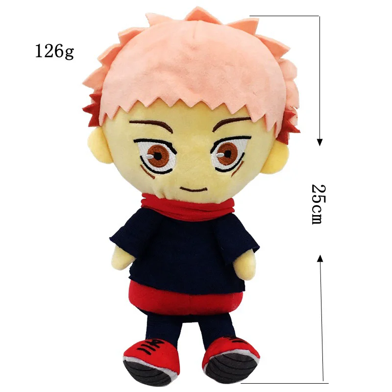 Jujutsu Line Push Satoru Gegenseitige Hilfe Fushiguro Megumi Kojo Yuji Inumaki Thorn Anime Figur Shiied Cute Doll Kindergeschenk und Y – Detail 5