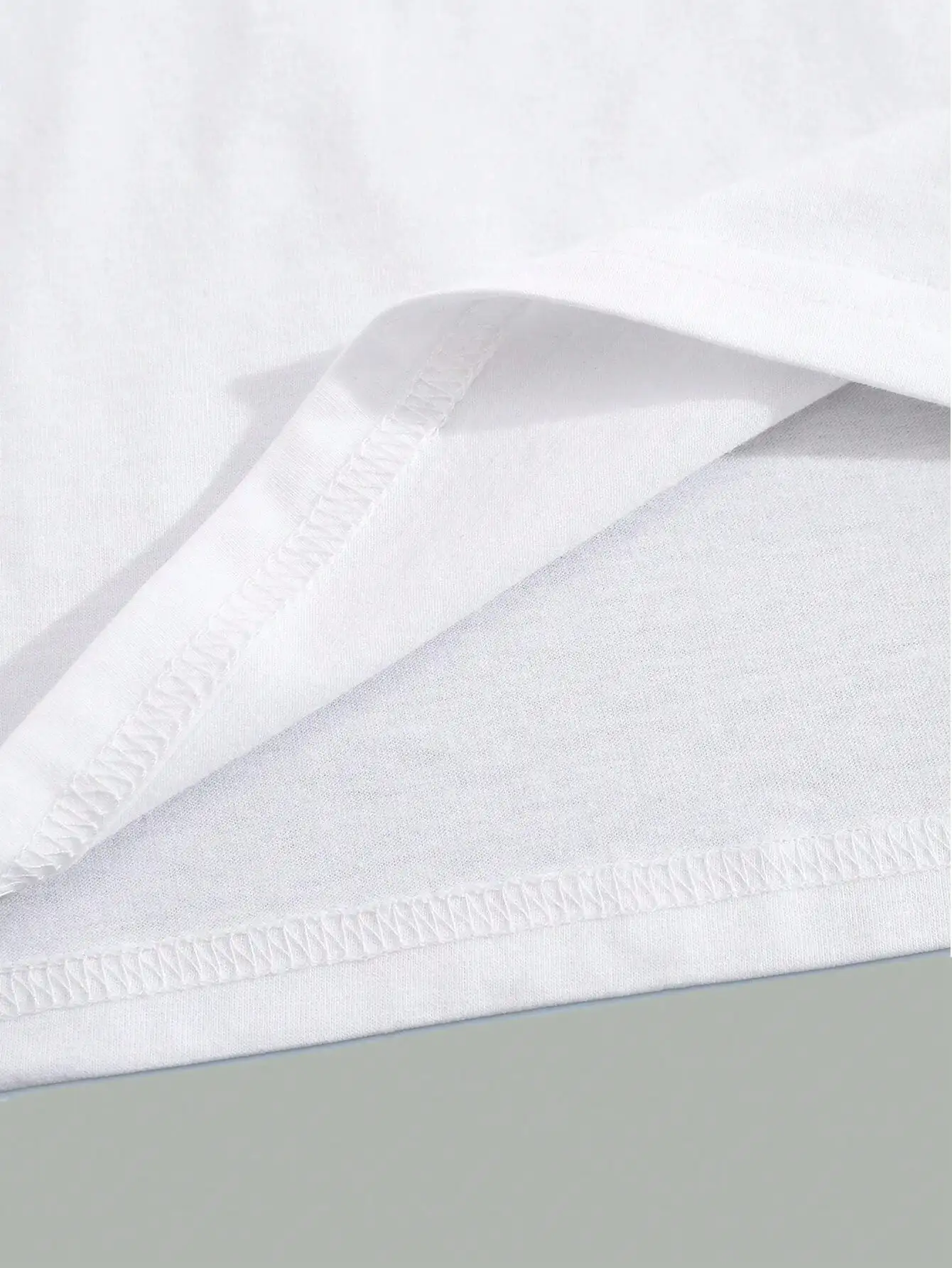 Kaus Perjalanan Kasual Leher Bulat Lengan Pendek Motif Slogan Pria