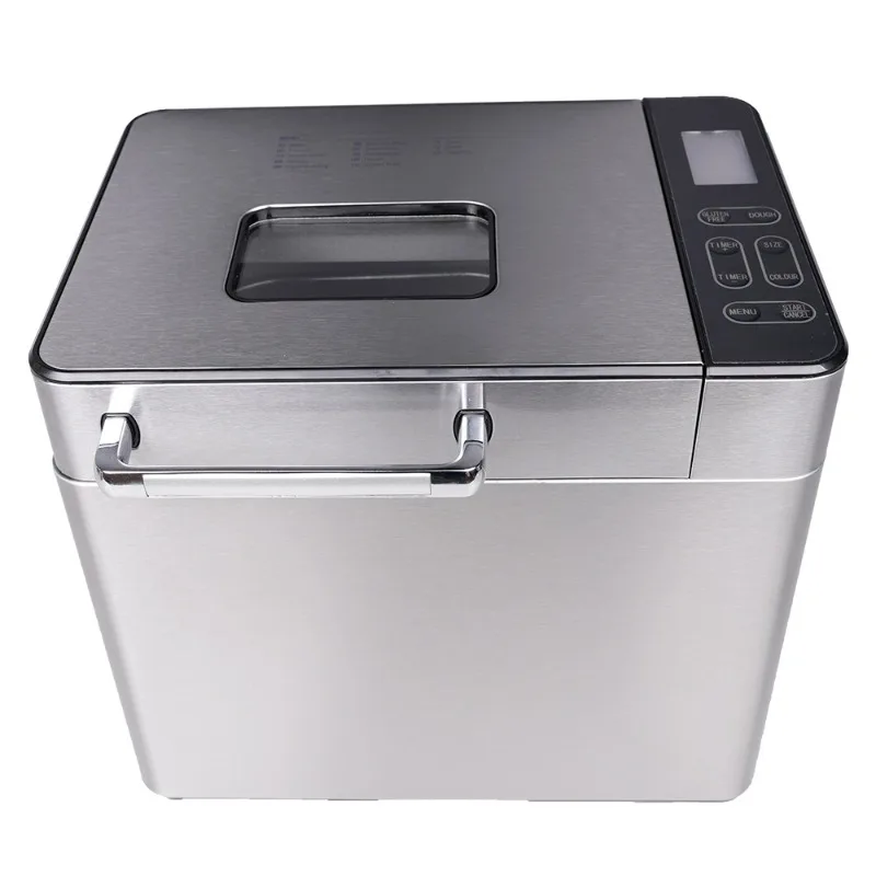 Stainless steel household bread machine 2 pounds 13 functions reservation dough fermentation mixing fruit material box