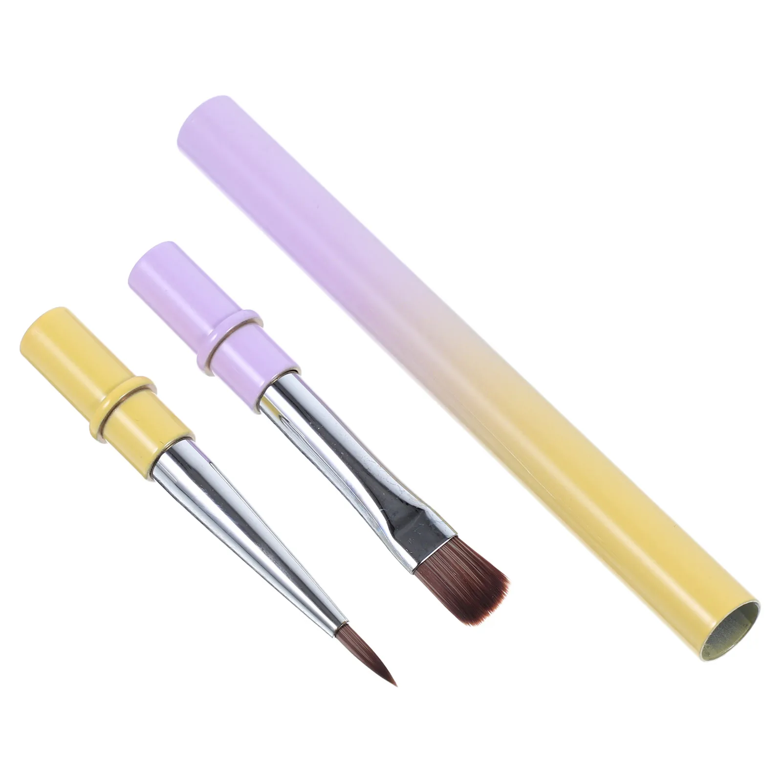 

Gradient Plaid Dual-Ended Art Brush Precision Liner Fine Tip Pen Manicure Tool Durable Reusable Polish Drawing Detailing Nail