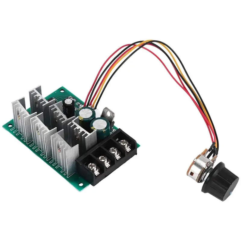 ABJG-DC 9V-55V 9/12/24/36/48/55V 40A Motor Speed Controller ZW40 Electric PWM Speed Control Regulator With Reversible Switch