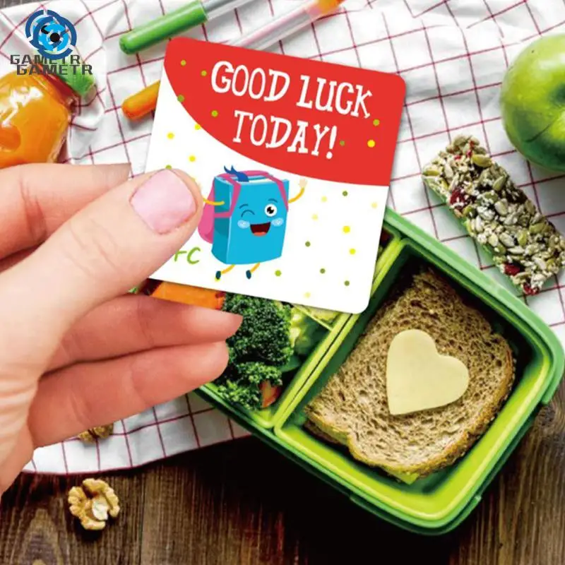 60pcs Lunch Box Notes for Kids Cute Lunchbox Notes for Kindergartners Cute Decoration Notes Children's Lunch Box Cards