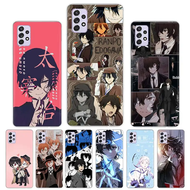 Anime Bungou Stray Dogs Phone Case Cover For Samsung Galaxy A55 A54 A52 A53 A15 A14 A12 A13 A25 A24 A22 A23 A35 A34 A32 A33 A04S