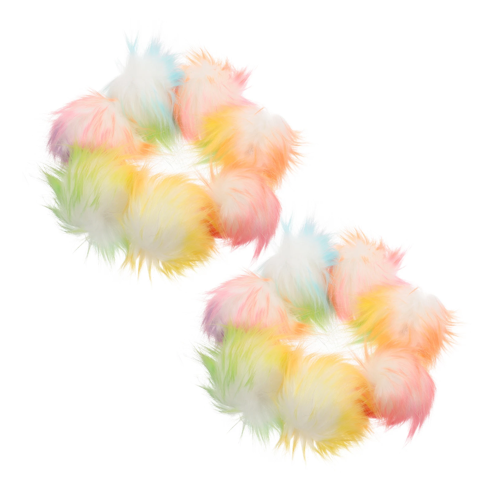 

16 Pcs Wool Cap Ball Clothes Accessories for Hats DIY Projects Keychain Making Craft Bag Sweater Shoe Decor