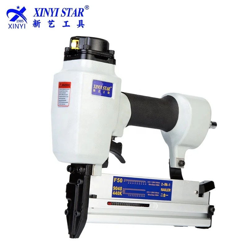 

F50/9040 Two-in-One Pneumatic Brad Nailer Air Nail Gun 2 Inch 50mm High Industrial Quality 180 Shots/Min OEM 3-Year