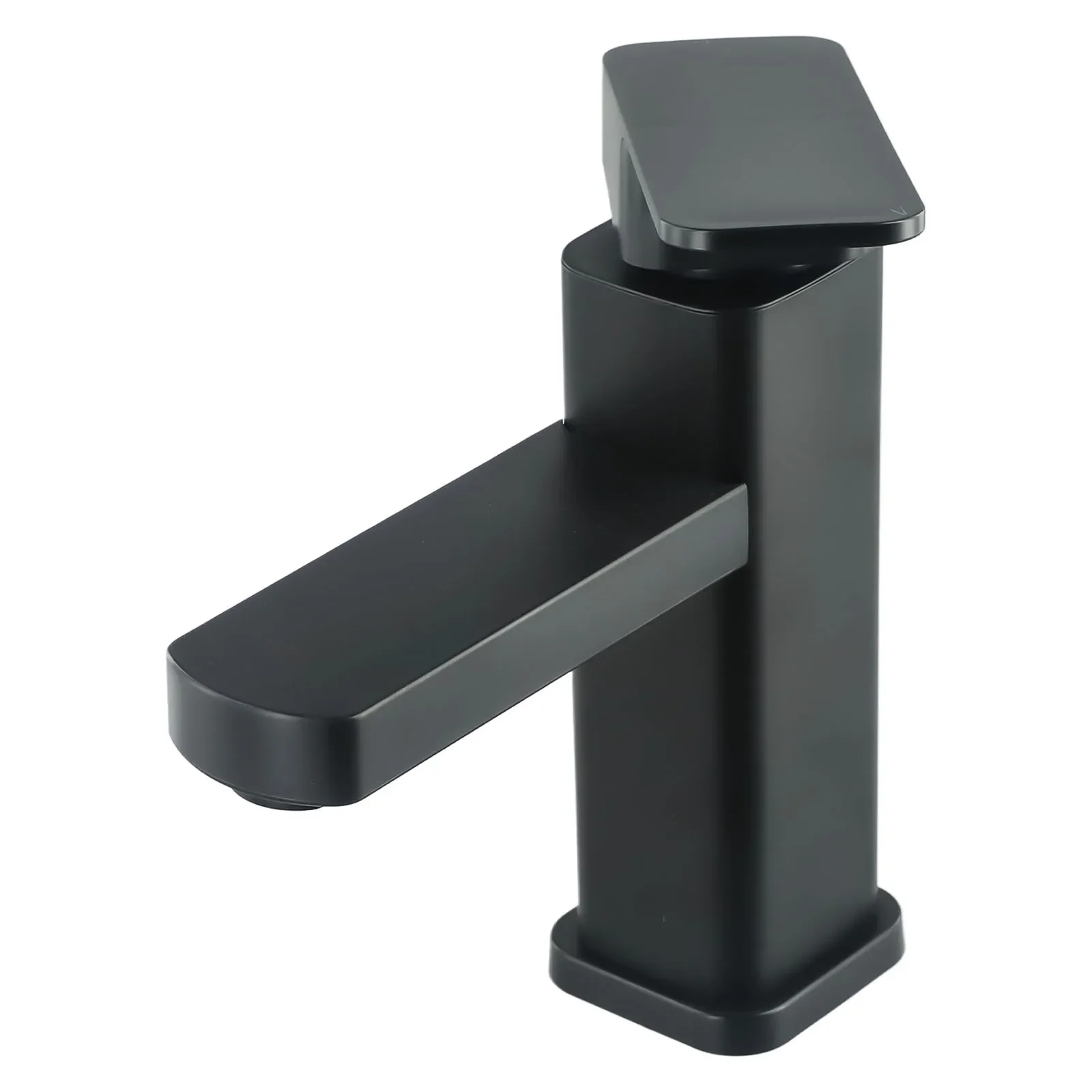 Rubinetto anticorrosione Rubinetto con base quadrata Bagno Cucina Design pratico Flusso d'acqua silenzioso e morbido Facile da pulire