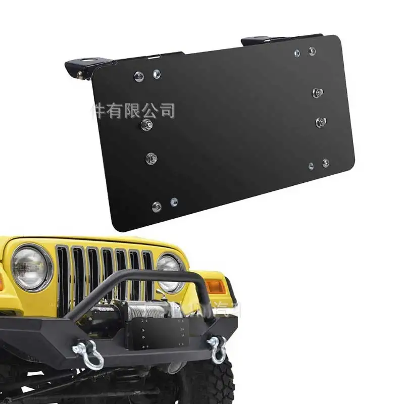 

Winch License Plate Holder for off-road Cars Trucks Motorcycles Up License Plate Bracket