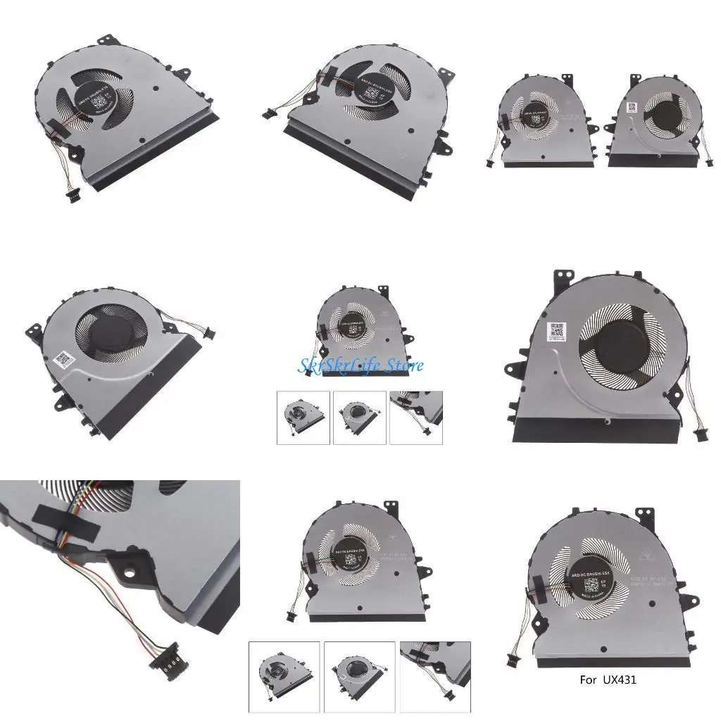 

E65E Replace Your Broken Fan with This Durable Metal Cooling Fan for UX431