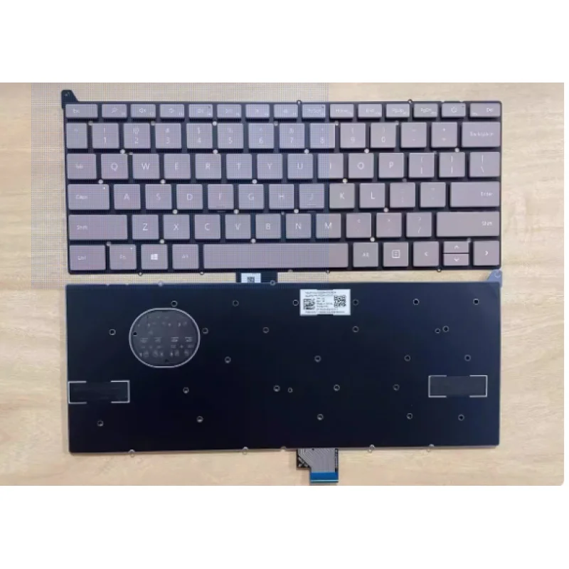 

Новинка для Surface Laptop Go 1943 1963, клавиатура золото-розового цвета с кнопкой питания