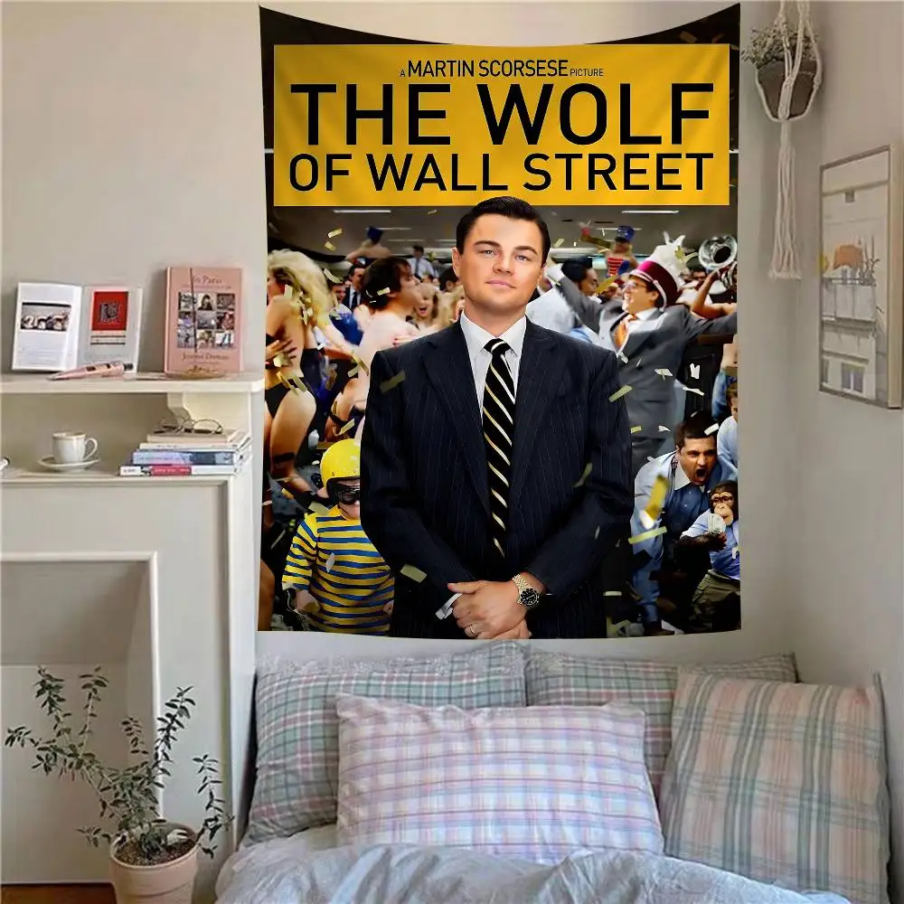 Film W-Wolf O-Of W-Wall S-Street Hanging Bohemian Tapestry Bohemian Wall Tapestries Mandala Cheap Hippie Wall Hanging