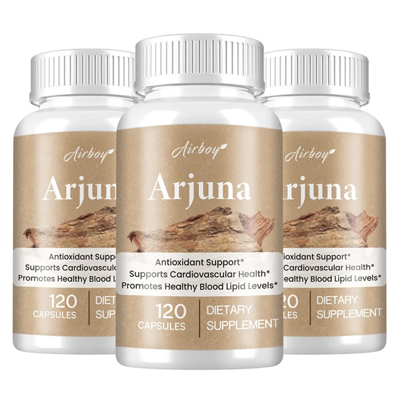 Arjuna Capsules - Supports Heart, Cardiovascular Health, Antioxidant - Non-GMO