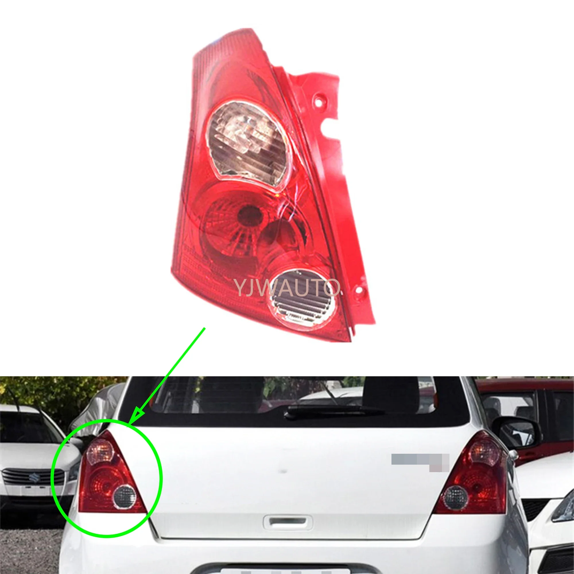 Для Suzuki Swift 2011 2012 2013, задний фонарь автомобиля, задний фонарь в сборе, автоматический задний фонарь, гаakelights, указатель поворота, задний противотуманный фонарь