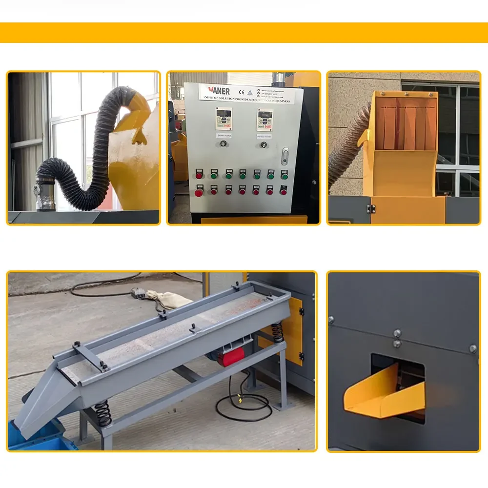 Customized 99%  Recycling Rate Scrap Cable Recycling Machine  Scrap Copper Wire Granulator Machine waste cable wires