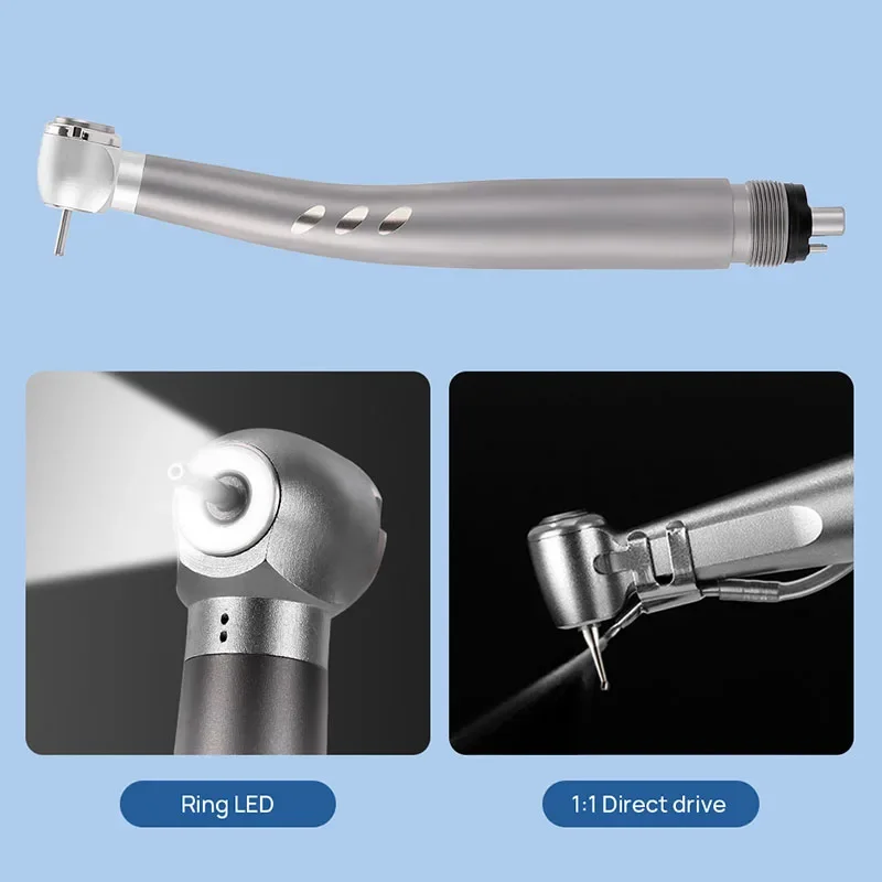 2PCS High Speed Handpiece and 1PCS Low Speed Handpiece Kit