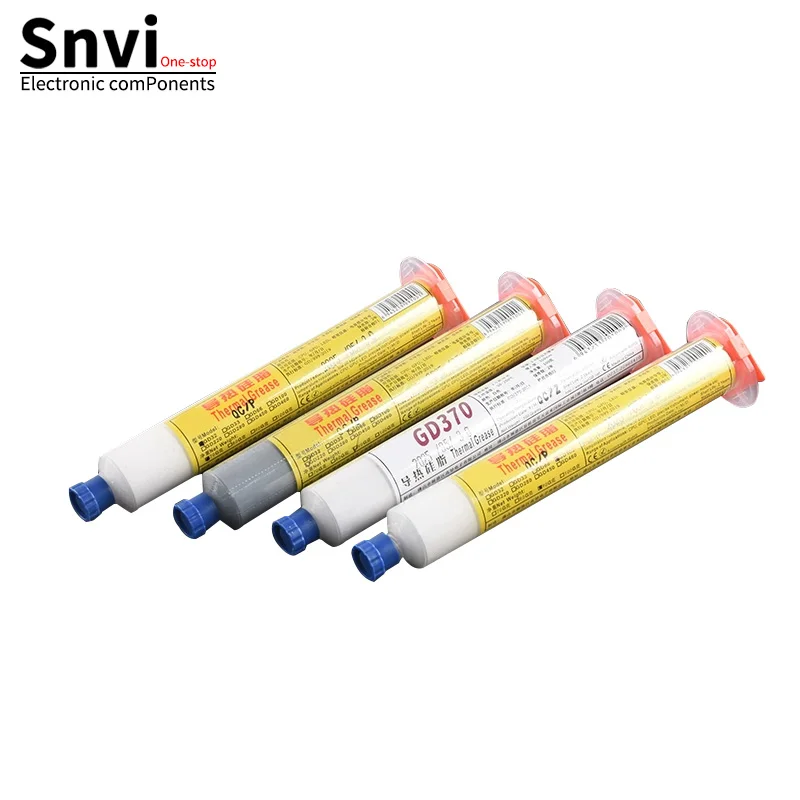 شحم حراري عالي التوصيل / معجون سيليكون موصل للحرارة - لوحدة المعالجة المركزية لسطح المكتب وبطاقة رسومات الكمبيوتر المحمول - حزمة حقنة