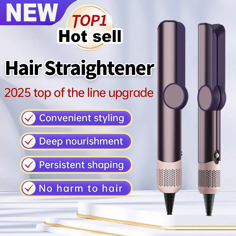 SenCiciMen Professionelles Styling-Werkzeug, Haarglätter und Haartrockner, beheizbares Haar, Glätteisen, Negativ-Ionen-Eisen, Haushalts-Haartrockner, Airstrait 4