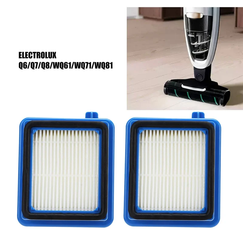SANQ 真空フィルターエレクトロラックス Q6 Q7 Q8 WQ61 WQ71 WQ81 掃除機交換発光微細粉塵フィルター