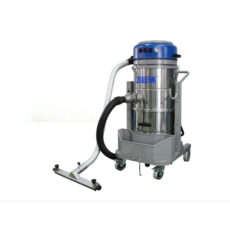 Aspirador de pó industrial elétrico monofásico de três motores 3600W/4.8HP para lixar aterrar superfície de água poeira de lama