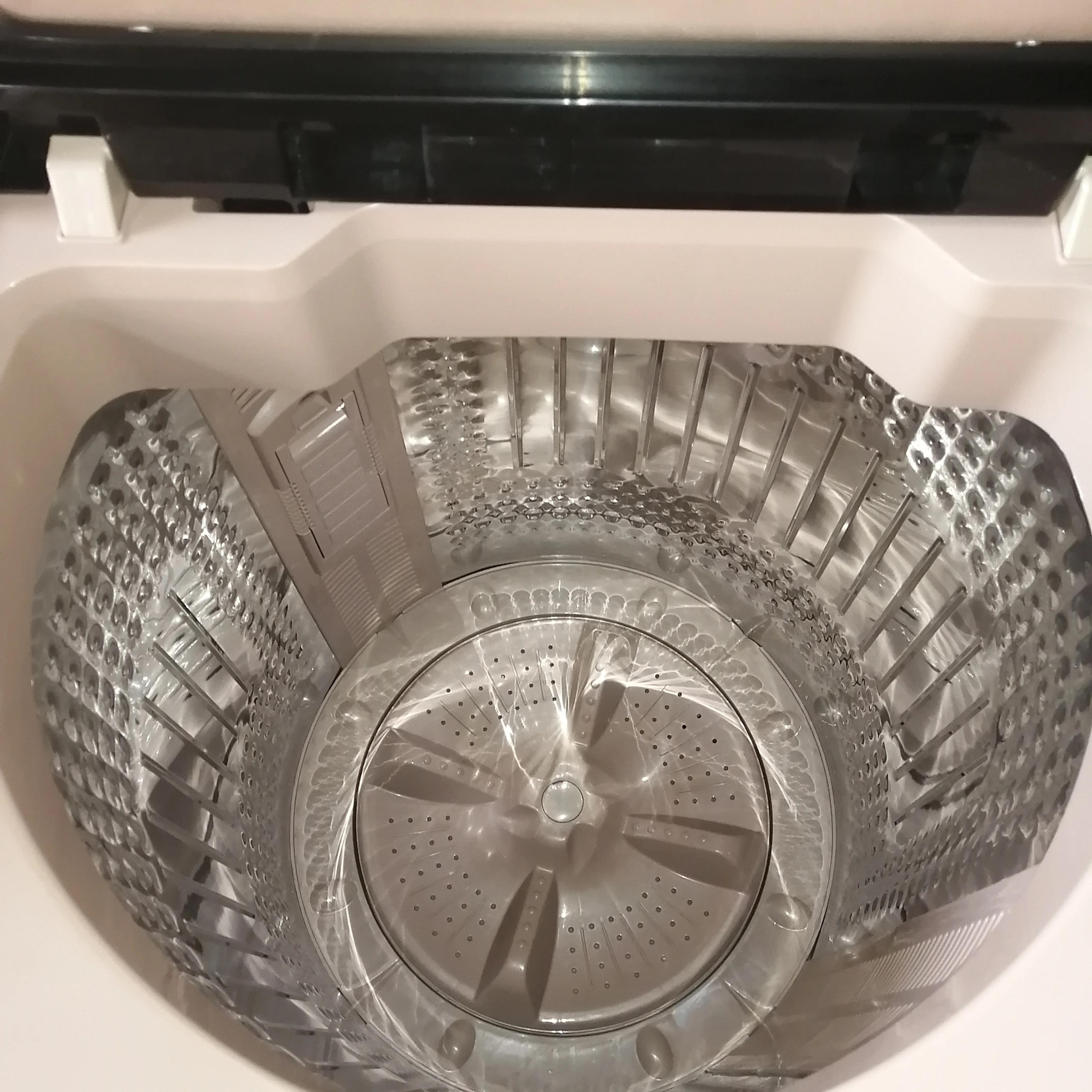 15kg Gold Powder Household Semi-automatic Double Bucket Washing Machine to Wash and Dry Large Capacity Stainless Steel Bucket