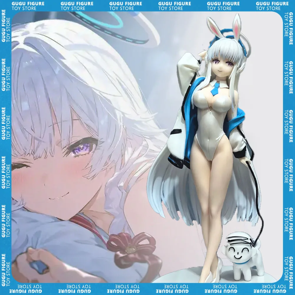 NEW Blue Archive Figurine Ushio Noa 26CM Anime Bunny Girl PVC Action Figure Toy Statue Collection Game Model Doll Toys Gifts