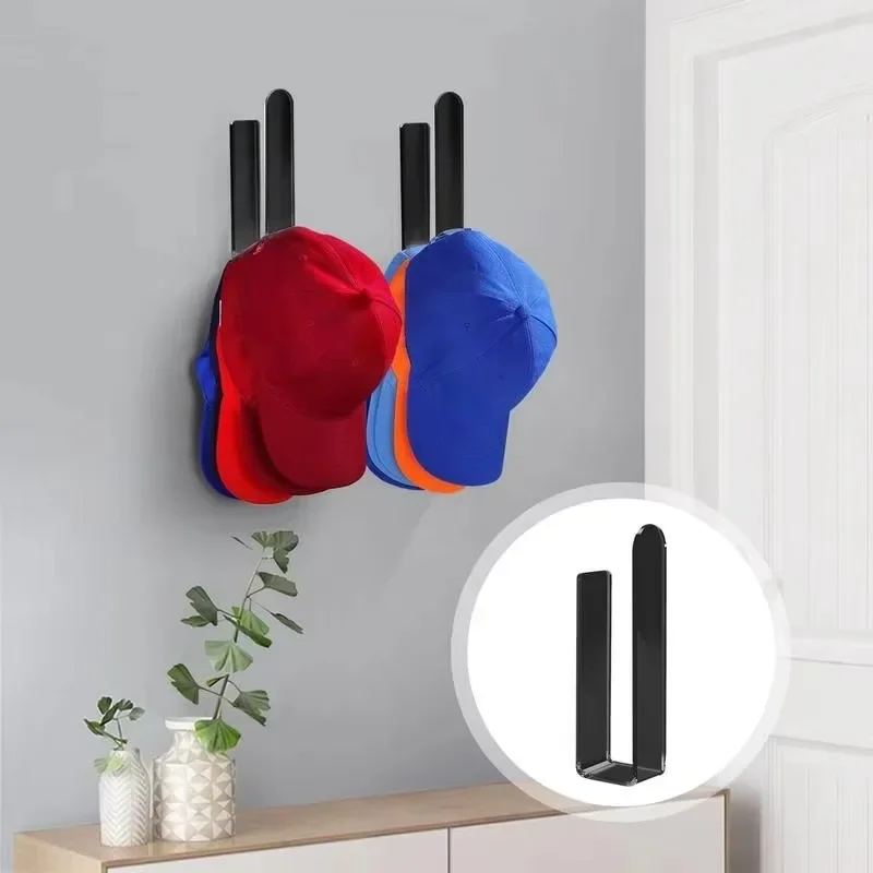 Acrylic Hat Holde Hat Organizer  For Baseball Caps Decorative Hat Display Stand  Storage For Bedroom Closet Wall Mount Rack