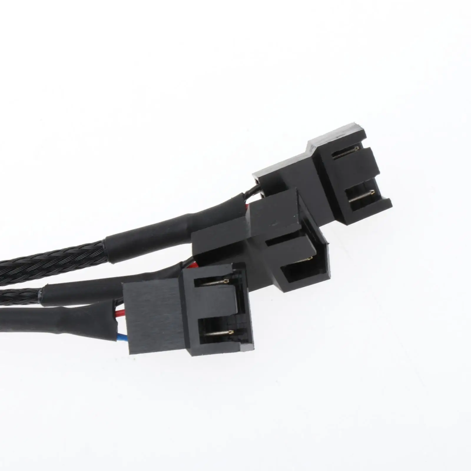4 Pin PWM Splitter Cable Fan Power Connector 1 to 3 Way for CPU