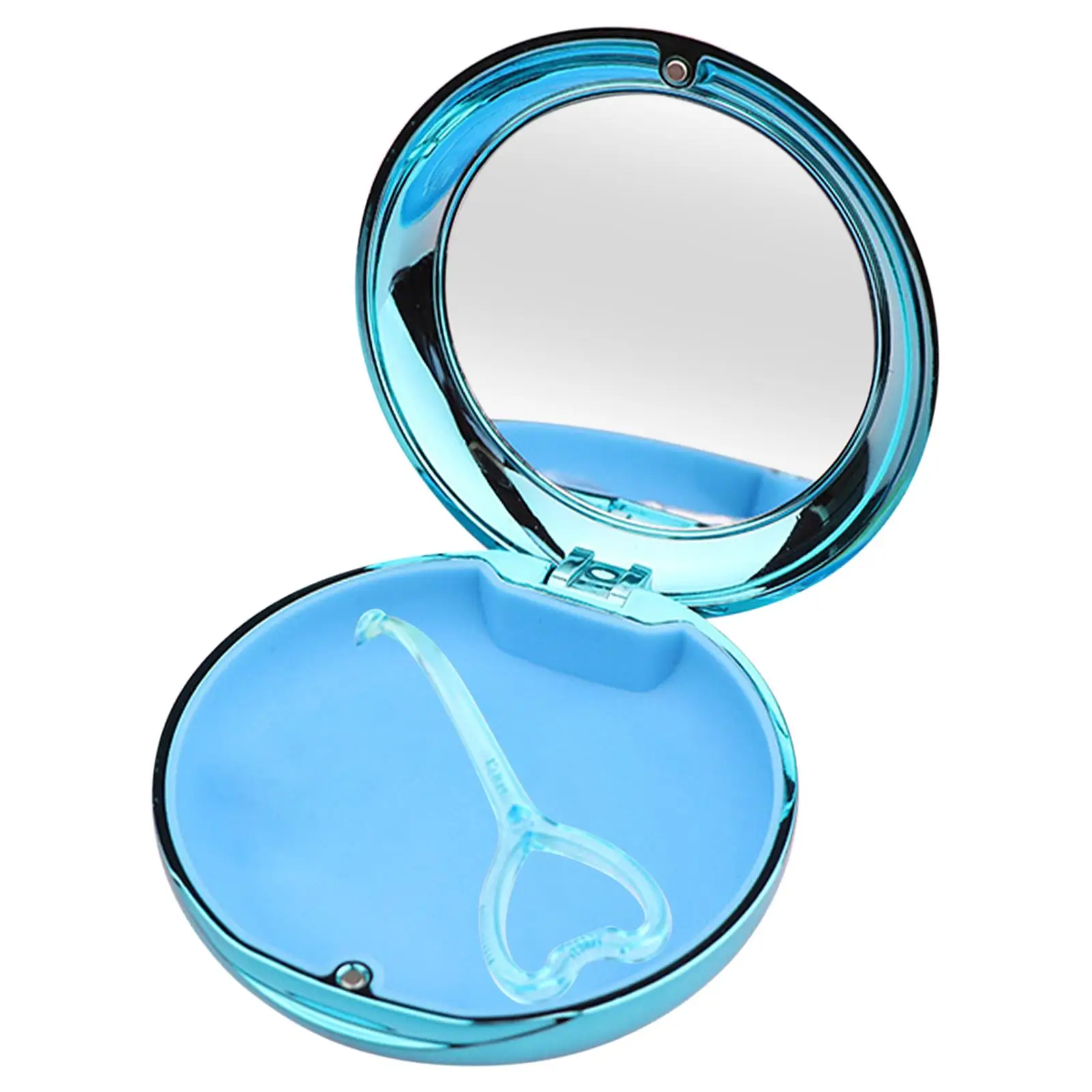 Retainer Case with Mirror with Aligner Remover Tool Storage Boxes Mouth Guard Case Storage Container