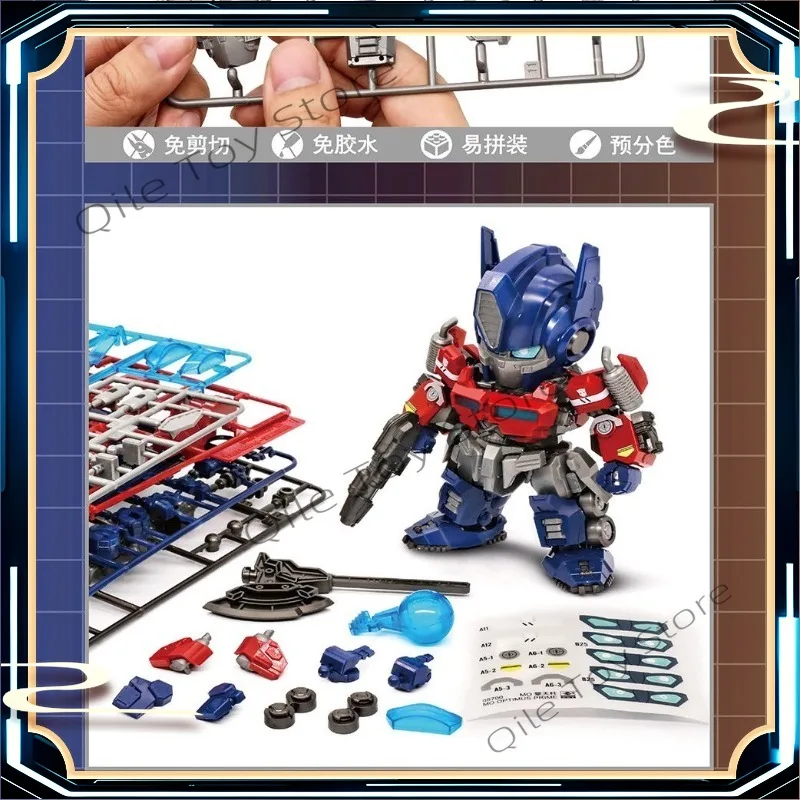 Disponibile Trumpeter Serie MO Giocattoli trasformati Versione Q Commander Toy Model Robot Action Figure Collection Regalo