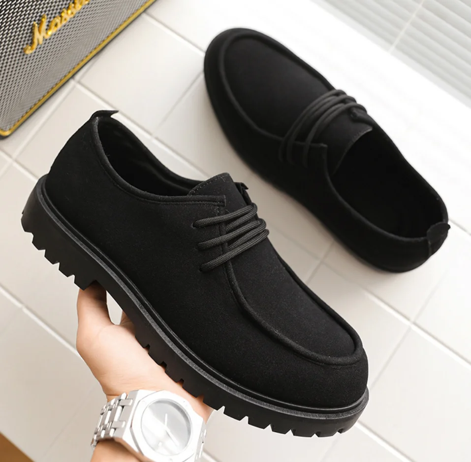 الرجال الرجعية حذاء كاجوال فو الجلد المدبوغ الدانتيل متابعة رجل مريح القيادة عمال أحذية الرجال تنوعا أحذية مصممين Zapatos Hombre #2