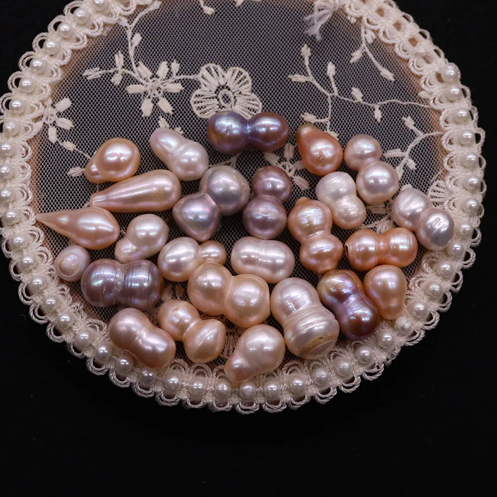 

Colorful Natural Freshwater Pearl Irregular Beads Nonporous Pearl Loose Bead Accessory 5 Pcs DIY Making Jewelry&home Decoration
