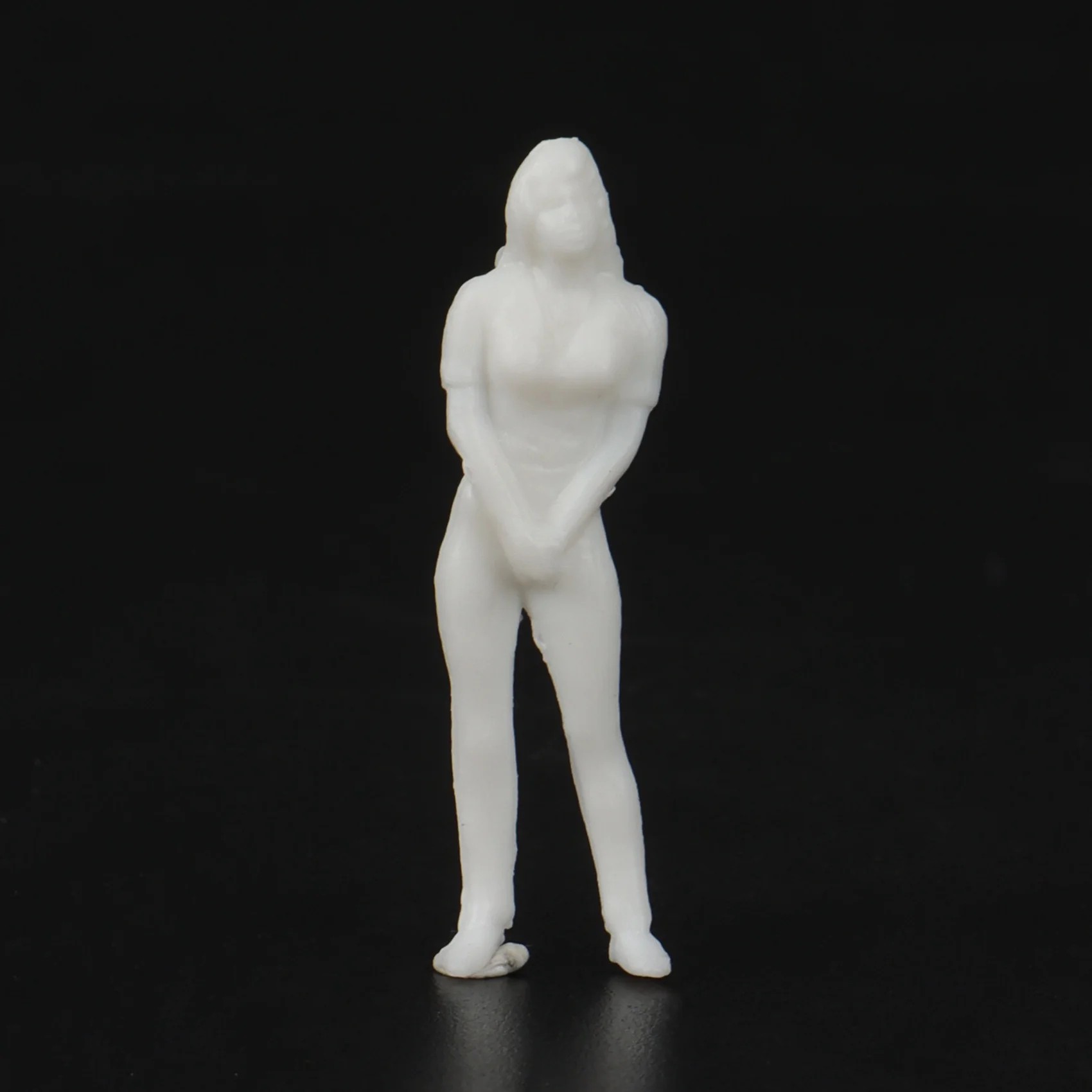 Figurines blanches en plastique, modèle rw, échelle 00, jardin, 10 pièces, 1:50