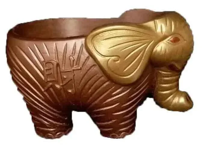 Precast Garden ตกแต่งคอนกรีตสัตว์ช้างรูปร่างชาวไร่ดอกไม้หม้อแม่พิมพ์สําหรับ Garden