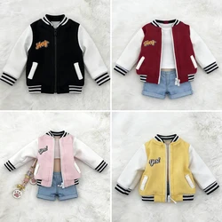 Blyth Clothing Fashion Jacket Casual Jacket Baseball Coat for Azone OB22 OB24 YMY Body Licca Ob27 Doll Accessories Boys Girl Toy