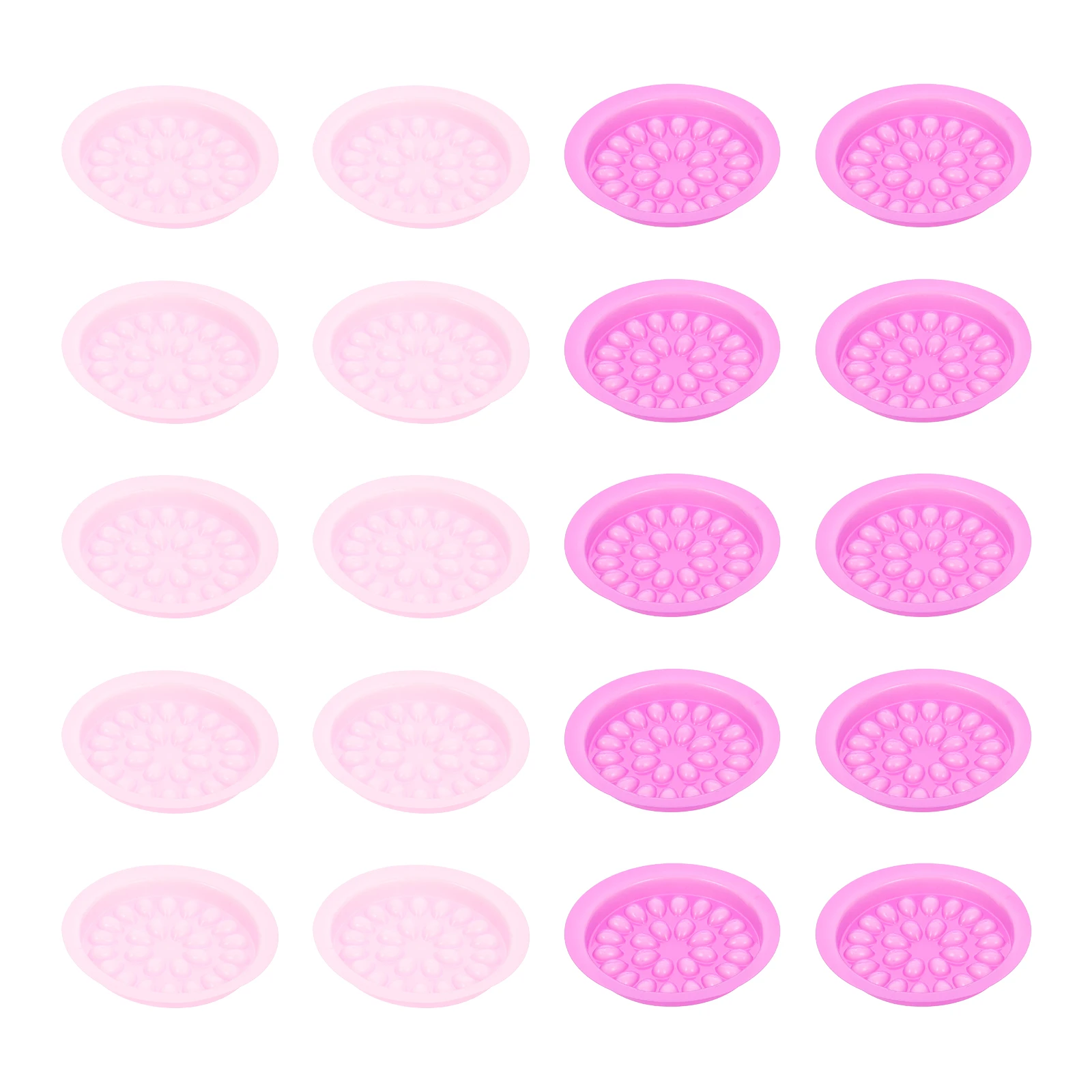 100 Uds herramienta de maquillaje soporte para injerto de pestañas bandeja fuerte para pestañas postizas con diseño a prueba de fugas para uso profesional de suministros de belleza