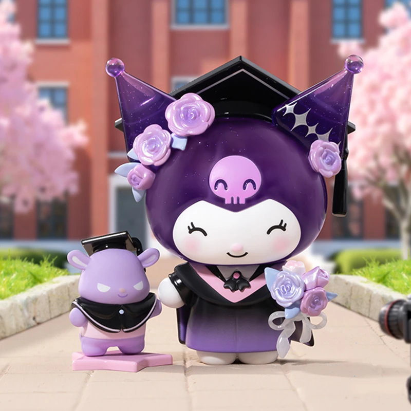 

Kawaii Kuromi Campus Diary Series Handmade Blind Box Toy Mystery Box Desktop Ornament Birthday Gift Graduation Gift