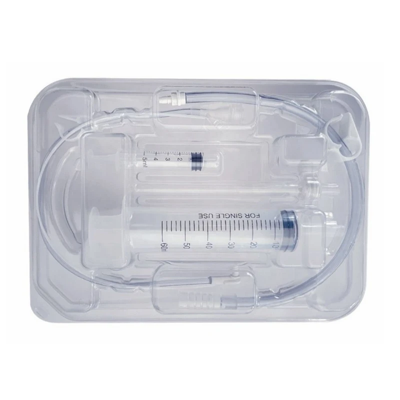 Low profile Button Type Gastrostomy tube Kit for replacement gastrostomy tube