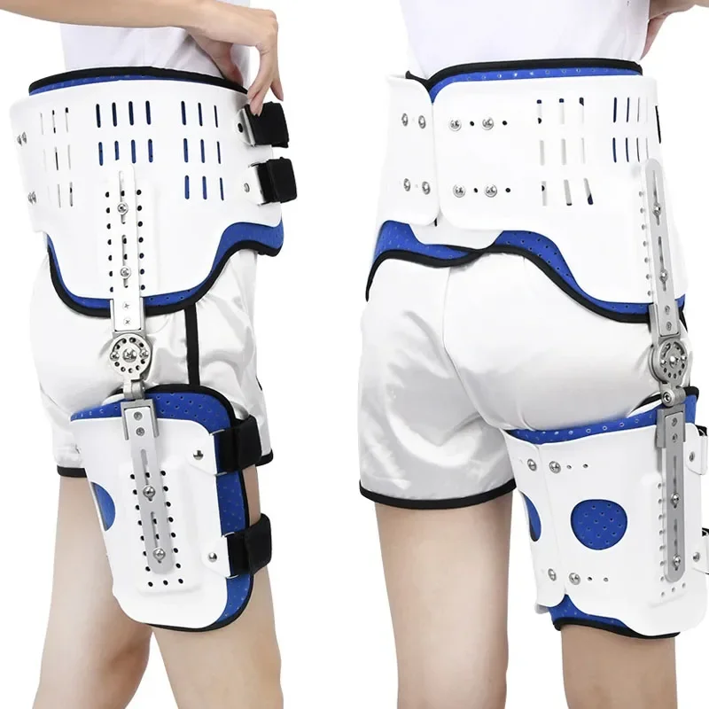 Hip Fixation Brace Thigh Fractures Wrap Compression Joints Belt Orthosis Extension Stent Fractures Corrective Protective Support