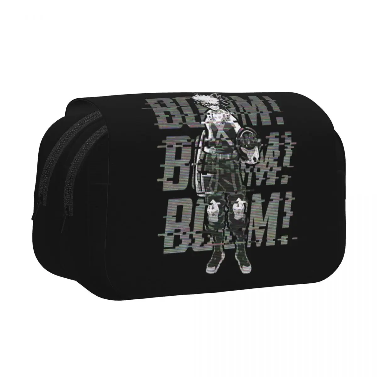 My H-Hero A-Academia Anime Double Clamshell Pen Case Pencilcases Pen for Girl Boy Bag Students School Zipper Stationery