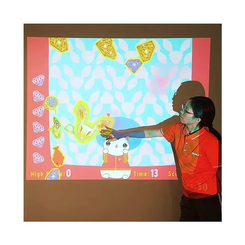 

[Hot Sale] Hitting Games 3D Interactive Wall Projection Games Interactive Projection Games