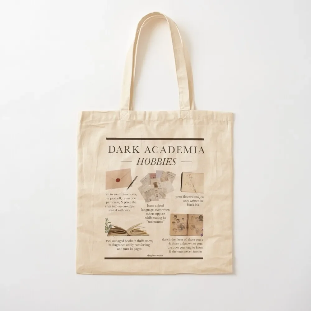 Dark academia fan art Tote Bag great bag Customizable tote bag