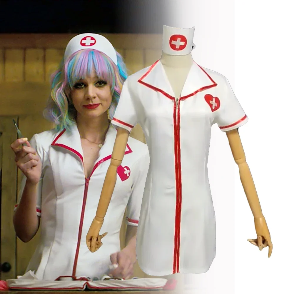 

Promising Young Woman Cosplay Costume Halloween European and American sexy Nurse Uniform 2025 hOT sALE