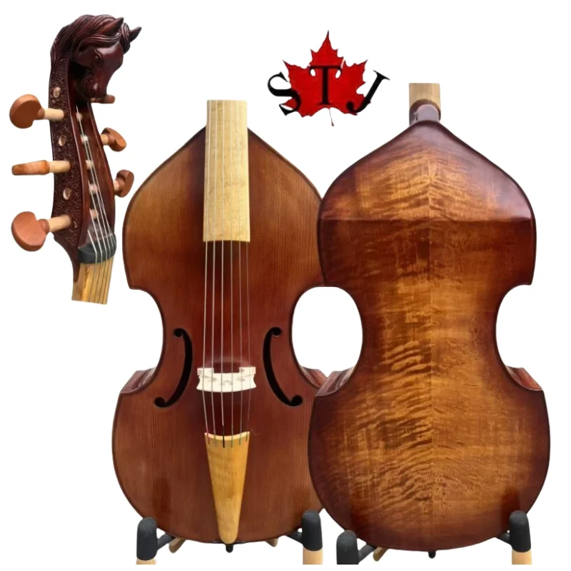 

Baroque style SONG Maestro Carved Horse scroll 6 strings 27" viola da gamba