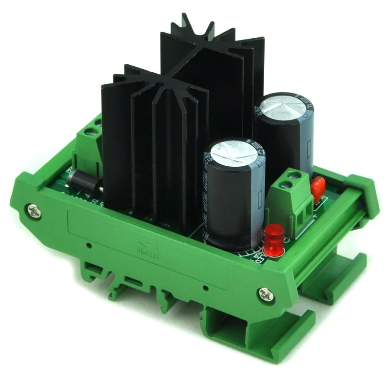 

CZH DIN Rail Mount Positive 10V DC Voltage Regulator Module.