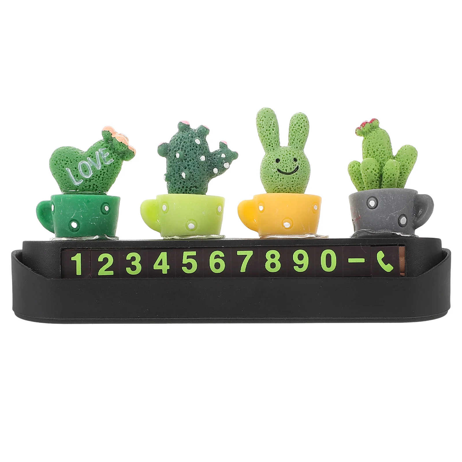 

Cute Car Parking Small Cute Moving Phone Display for Temporary Parking Dashboard Small Phone